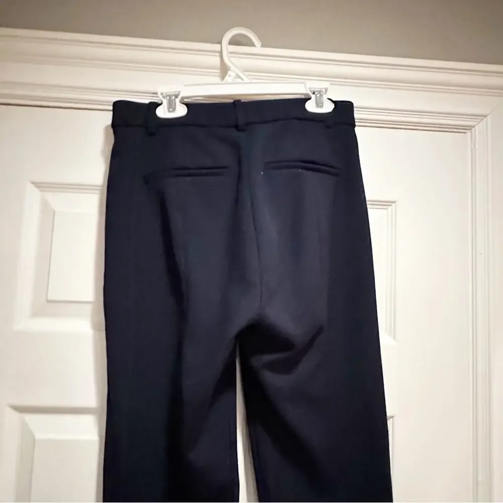 J. Crew Pants High Rise Cameron Dress Pant Navy Blue H6573 Size 4 Fall 2022